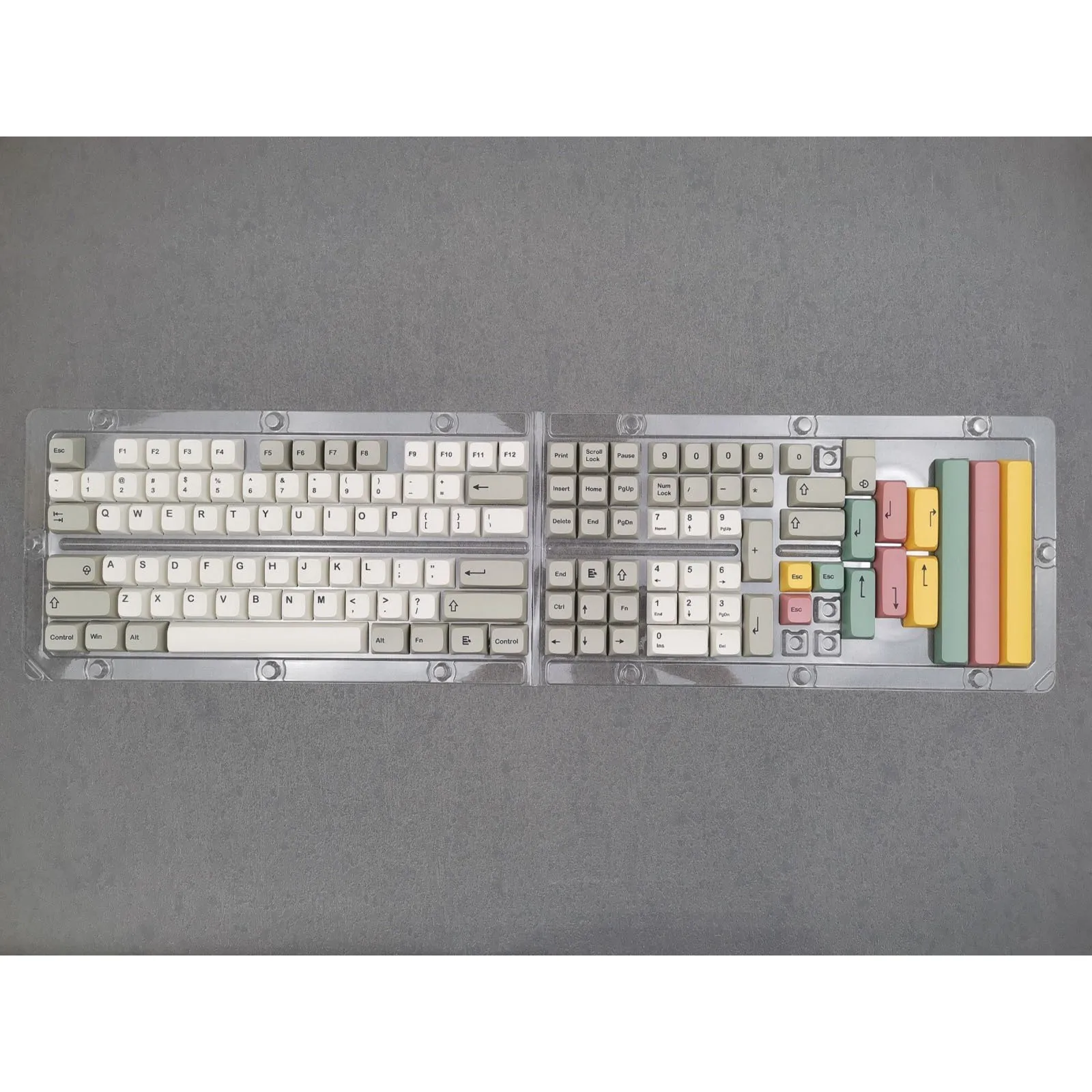 Imagem -06 - Vintage 9009 Colorway Custom Keycaps para Teclado Mecânico Uma Coleção de Várias Versões Xdamda Perfis Pbt Estilo Retro