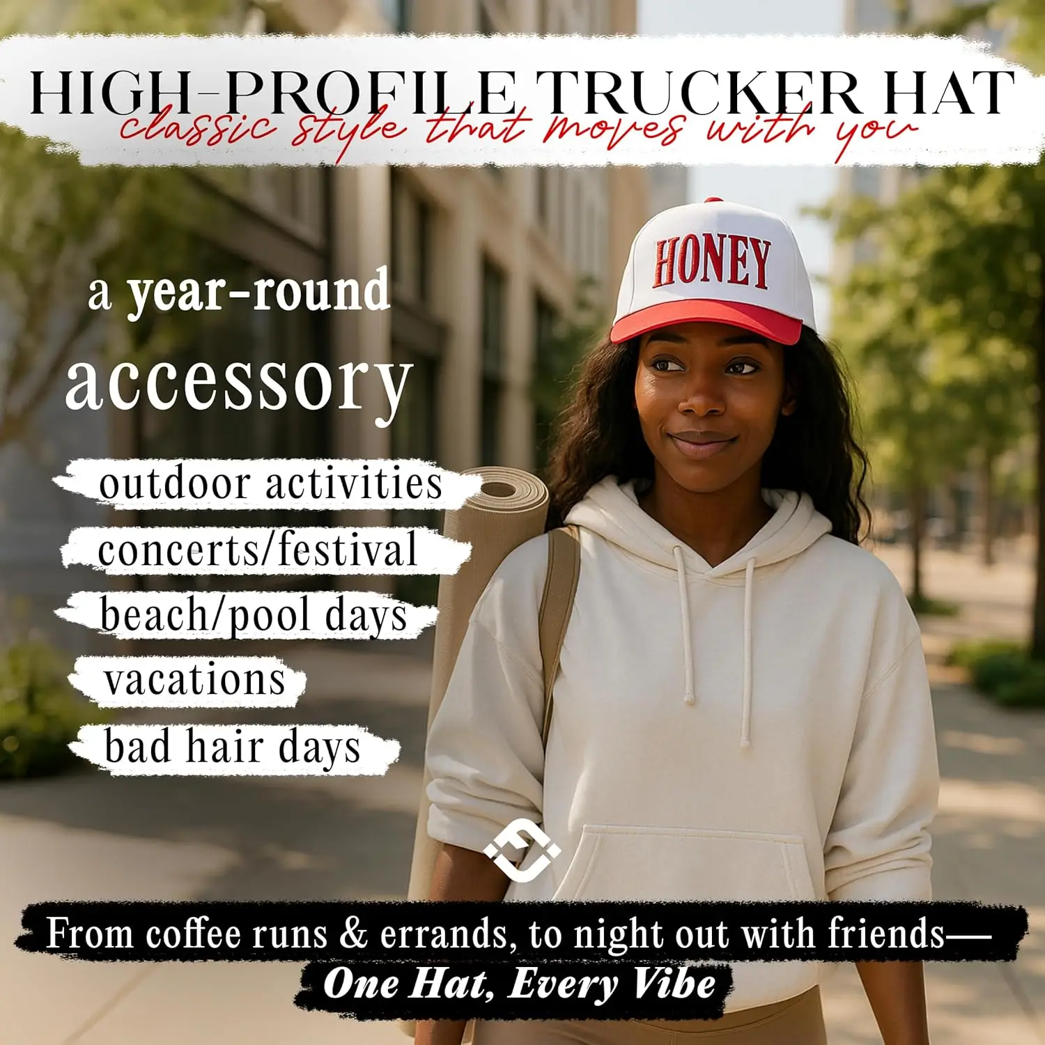 Funky Junque Cappello snapback in tela vintage - Berretto regolabile a 2 toni per uomo donna - Metti It On My, Cowboy, Ragazza Papà, Divertente