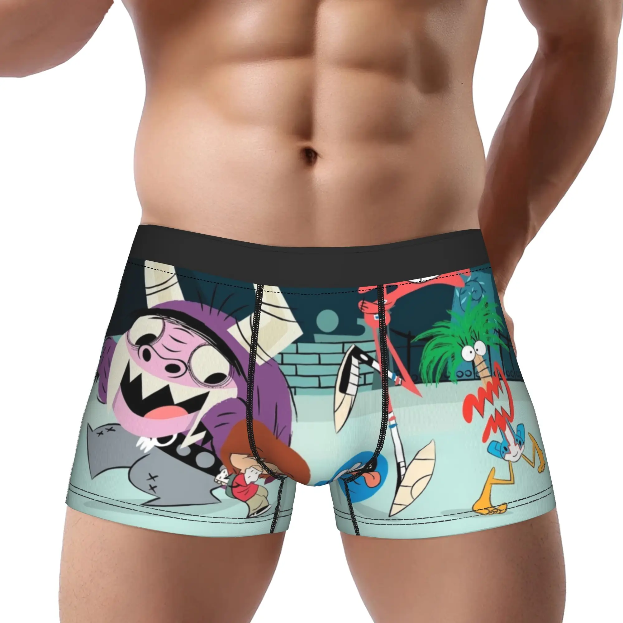 Fosters Home for Imaginary Friends Underpants Breathbale Panties Men's Underwear  Comfortable Shorts Boxer Briefs