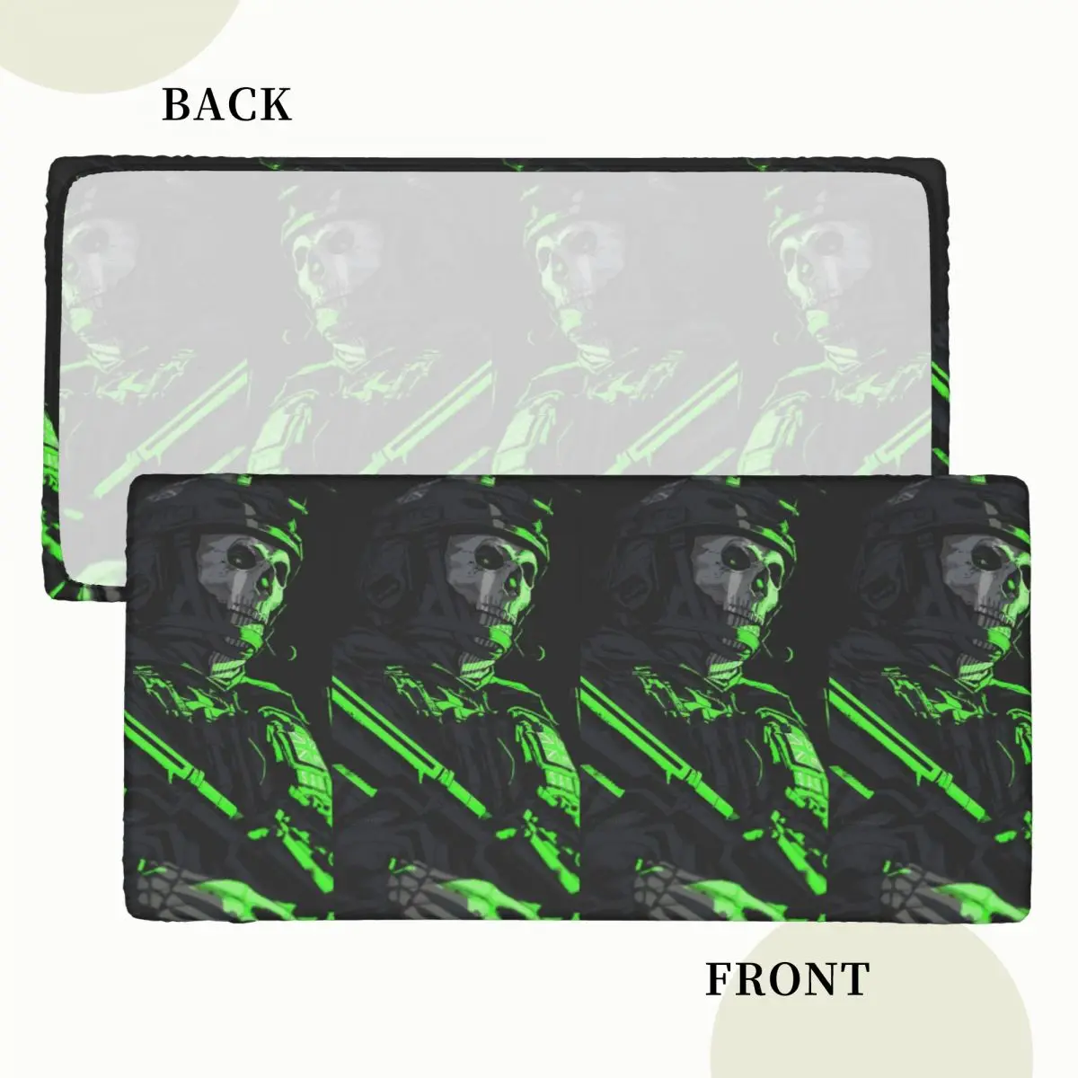 Simon Ghost Riley Customized Rectangular Tablecloth Oilproof Table Cover for Dining Events Table Cloth