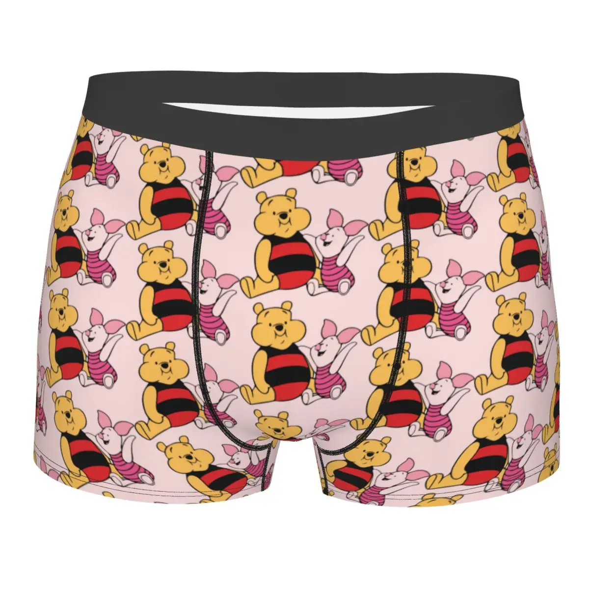 

Custom Piglet's Big Movie Cartoon Boxer Shorts For Men 3D Print Underwear Panties Briefs Soft Underpants