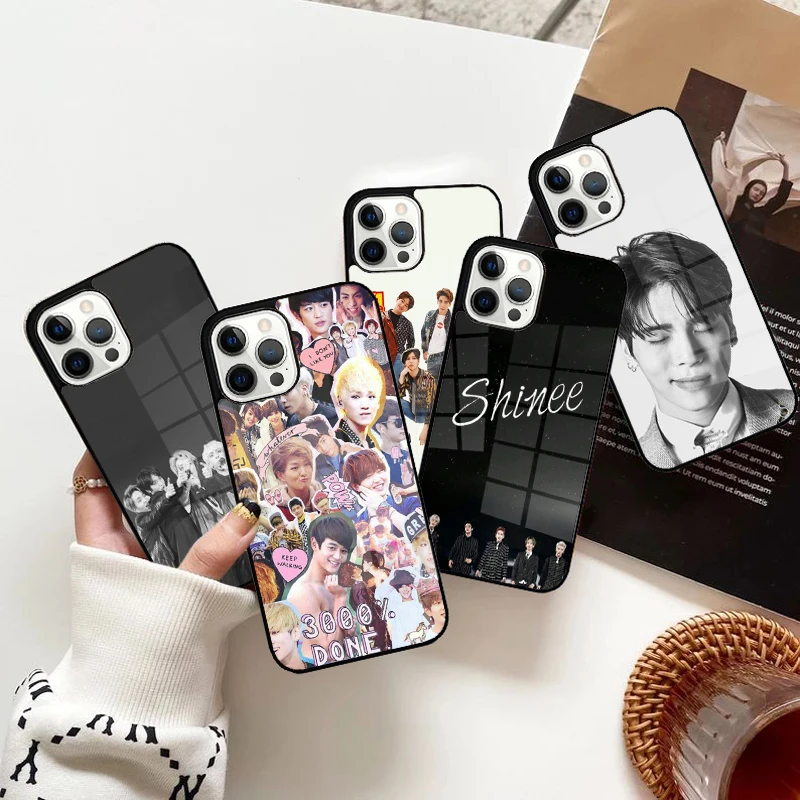 S-SHINee KPOP Boy Group Phone Case Strong Magnetic for iPhone 15 16 14 13 Pro Max 11 12 Mini Magsafe Wireless Charging Cover