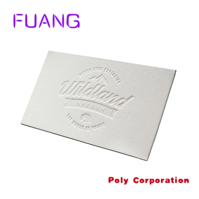 Custom  Luxury Customized Letterpress Printing Cotton Paper Business Card with Logo Printed