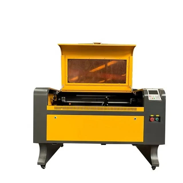 6040 Wine Bottle Tumbler Cup Glass Cylinder Object La-ser Engraving Machine With Rotary Device 50w Acrylic La-ser Wood Cutter