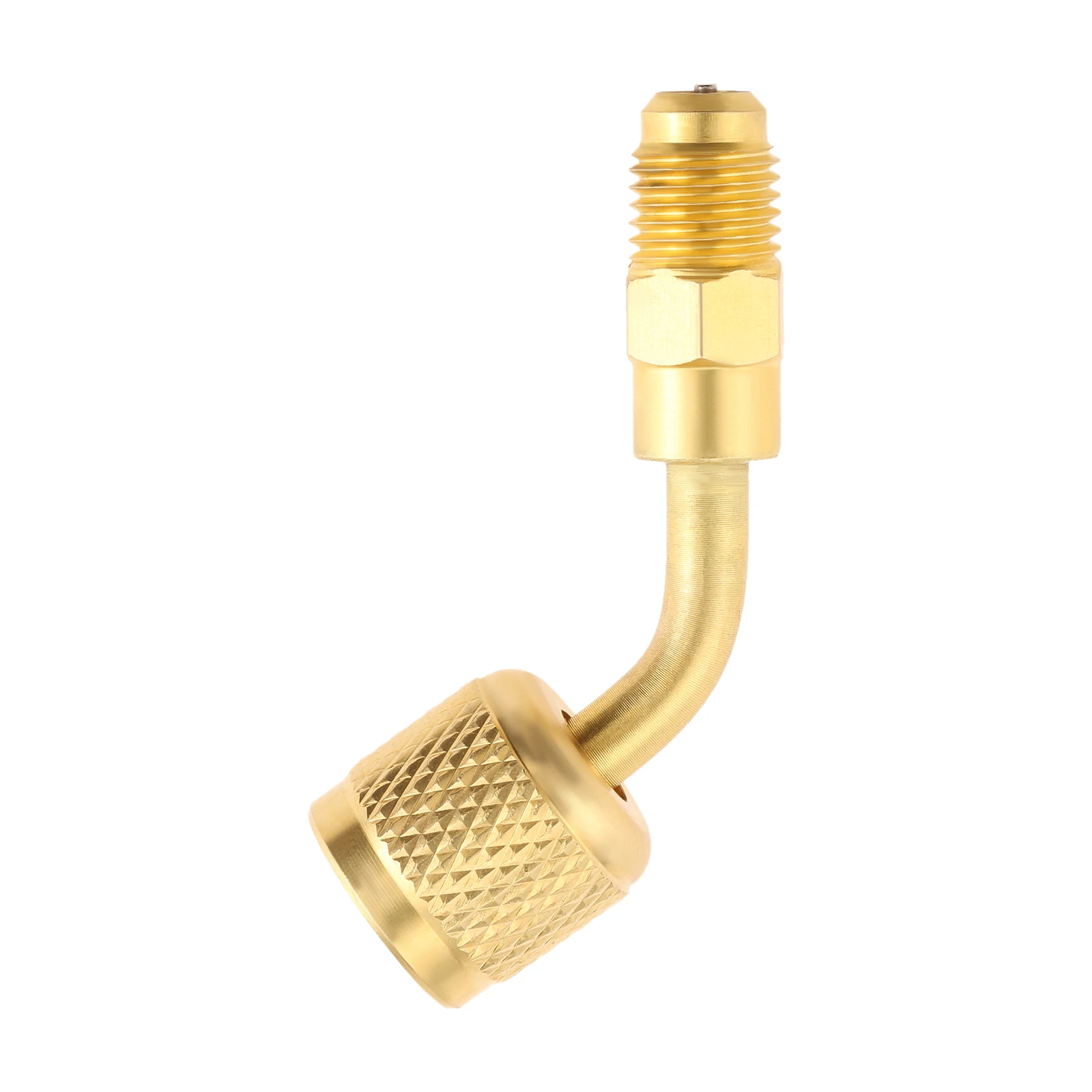 Refrigerant A2L R-32 R-454B Brass HVAC Adapter,1/4