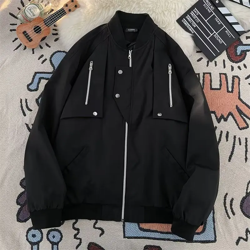

Мужская уличная одежда в стиле ретро, бейсбольная куртка, осень-зима, большие размеры 250, многоэтажная верхняя одежда для пилотов, пальто
