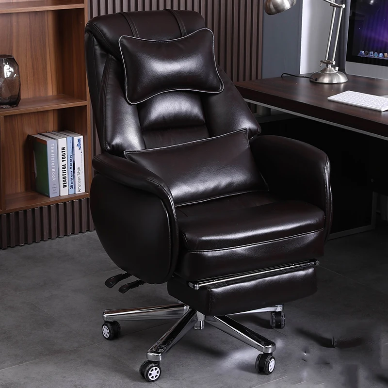 Leather Executive Office Chair Fancy Gaming Universal Black Office Chair Hardwood Floor Cadeiras De Escritorio Furniture