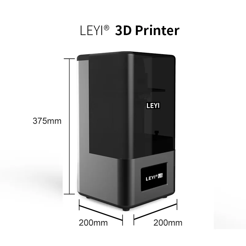 LEYI L6 Dental LCD 3D Printer with Heating USB Connectivity 1 Year Warranty Fast Production Compact Size Source Factory