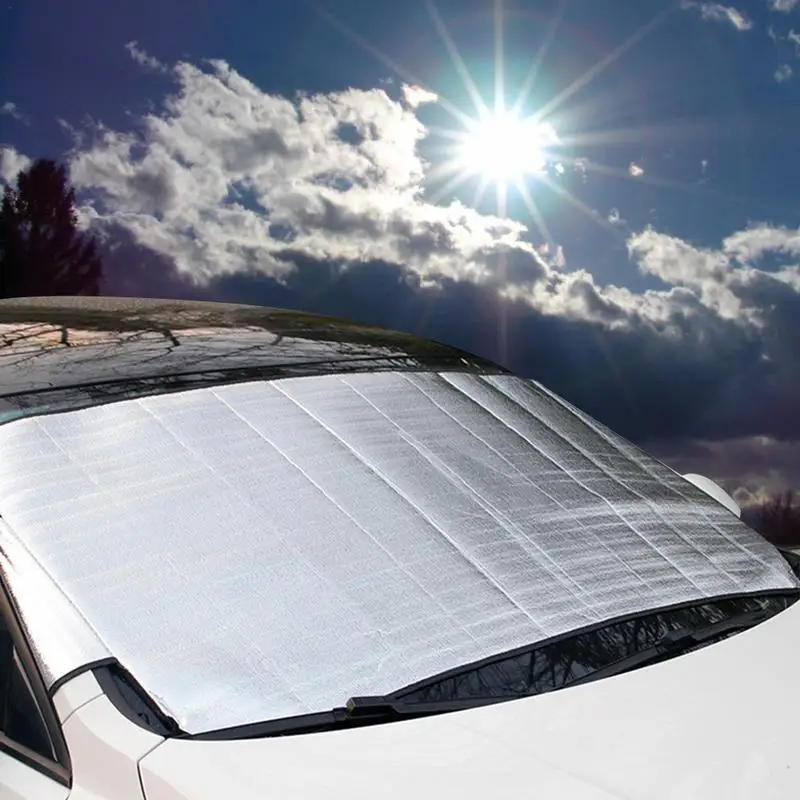 Car Window Film Sun Shade Anti Snow Frost Ice Shield Dust UV Protector Winter Visor Folding Windshield Block Windscreen Cover
