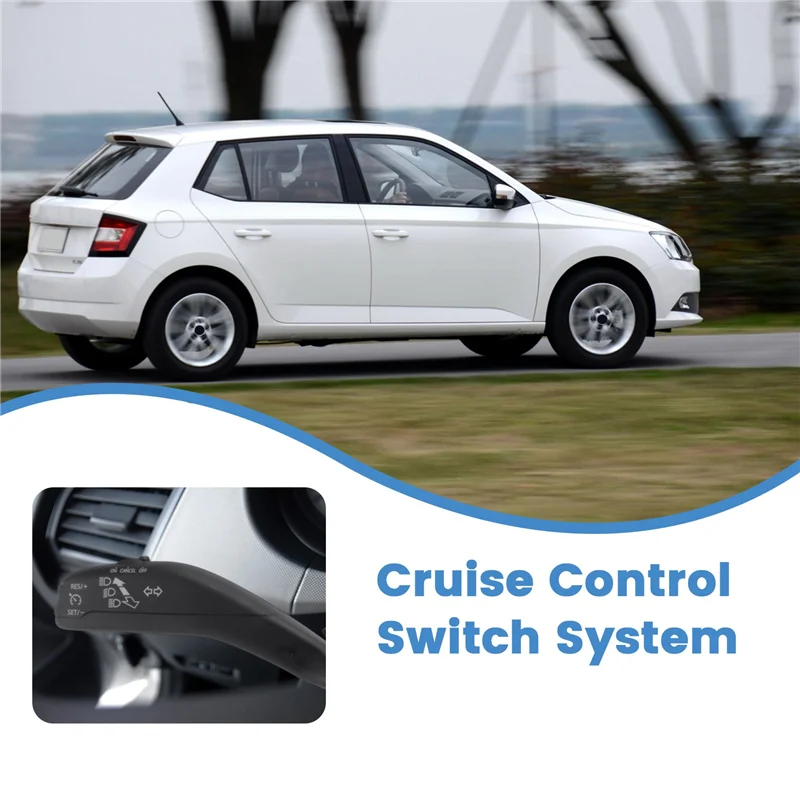 

AEA0-Car Cruise Control Switch System CCS Stalk For 2011 2012 2013 2014 2015 VW New Polo Skoda Fabia 6RD953503J 6RD953503M