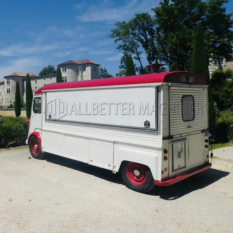 Allbetter Chinese Factory Price Custom Street Food Vending Truck Large Mobile Food Trucks Catering Trailer for Sale