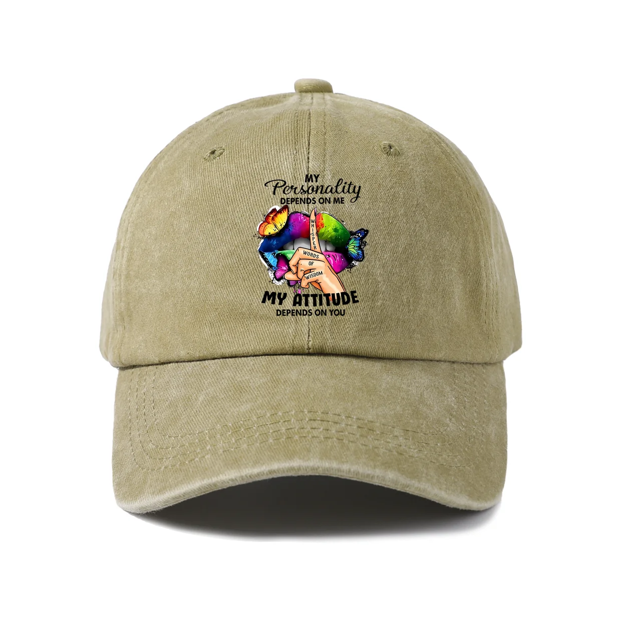 Colorful Fantasy Animal Baseball Cap, Vintage Washed Adjustable Unisex Dad Hat, Streetwear Gift