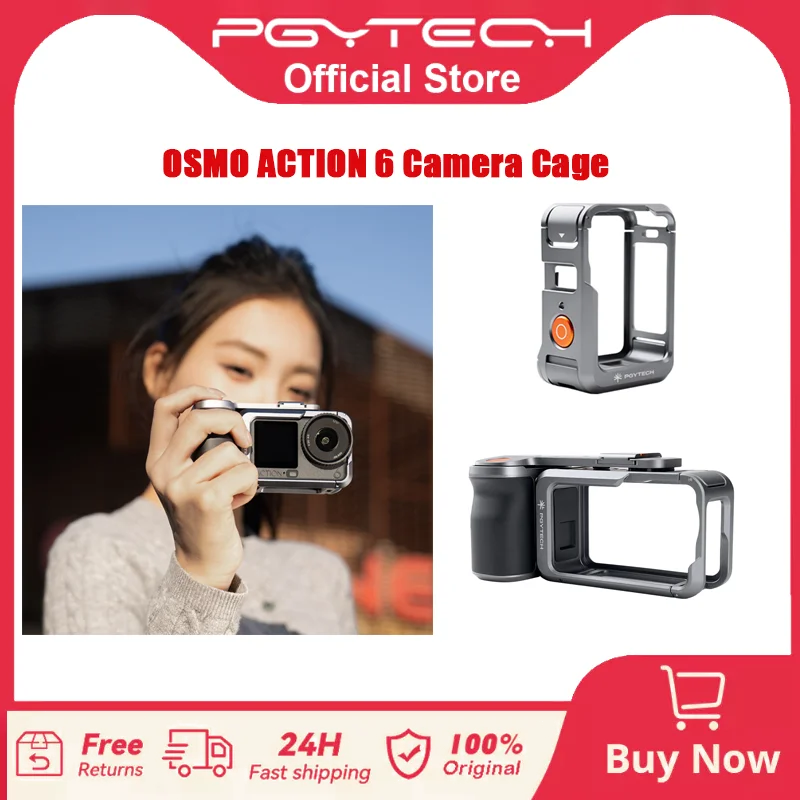 

Комплект рукоятки PGYTECH OSMO ACTION 6, клетка для камеры StreetPro