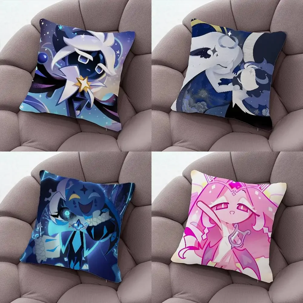 

C-Cookie Run Kingdom Pillow Case Pillow Case Living Room Sofa Cushion Cover Suitable For Home Bedroom Room Decoration