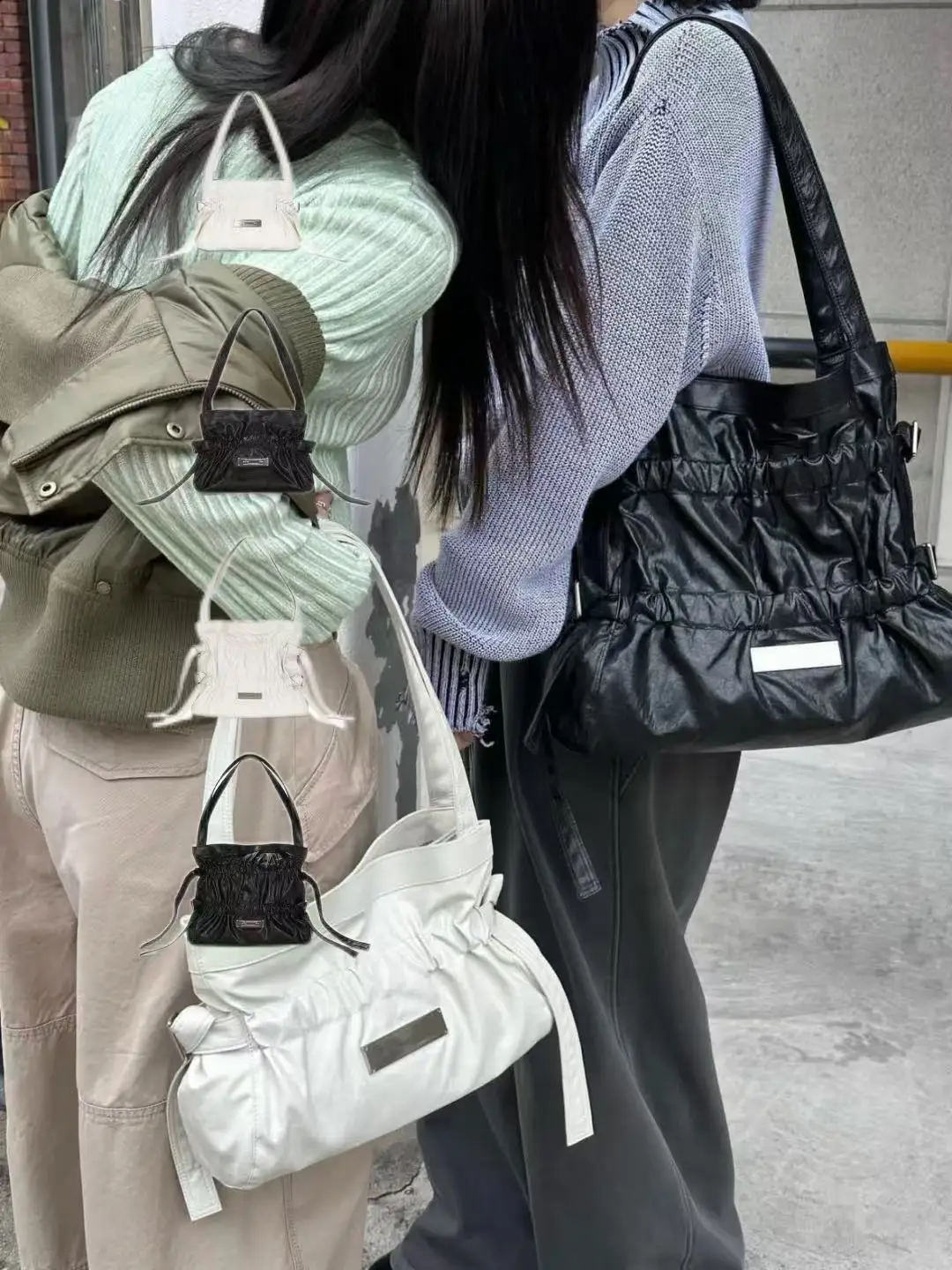 

New Arrival Folded Tote Bag Women's Underarm Bag Large Capaci Versatile Commuter Bag Korean Sle Single oulder Bag