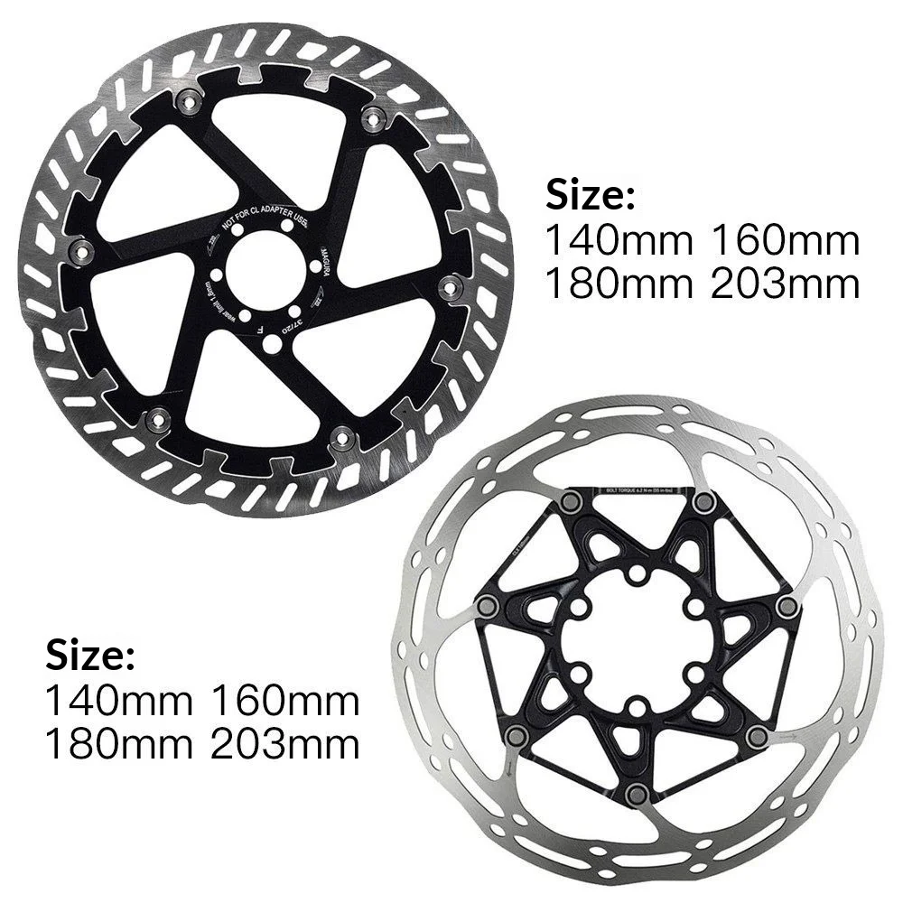 Für SRAM MDR-P Fahrrad-Bremsbeläge, Sechsstift-Centerlock-Schwimmscheibenbremse, Bremsscheibe