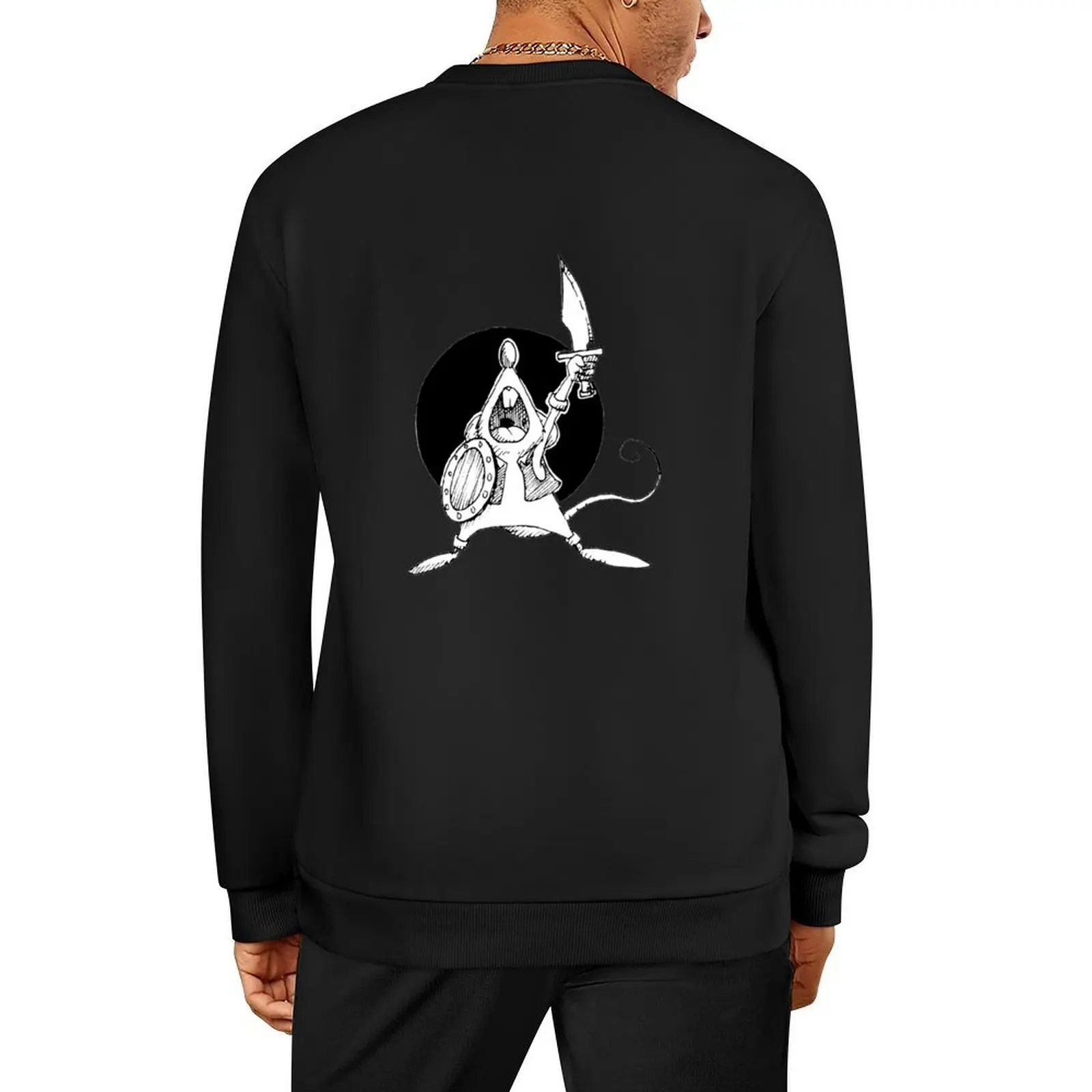 

Warrior Mouse Pullover blouse men clothing male clothes korean clothes sweatshirt men