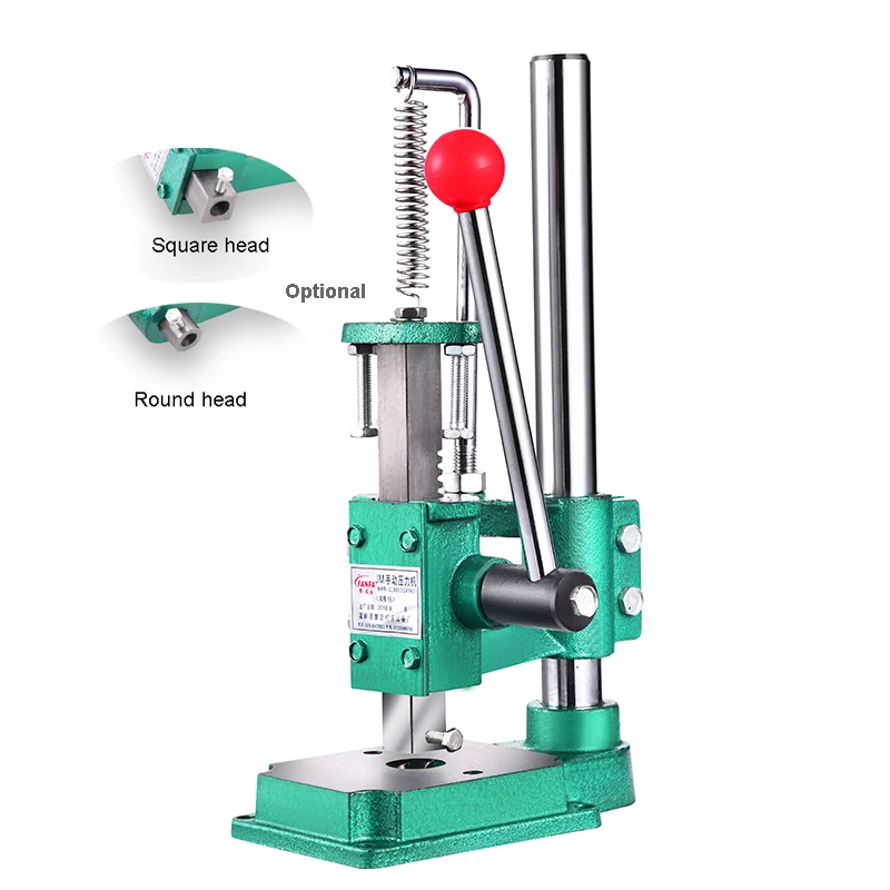 

Маленький Настольный Ручной пресс, Настольный ручной штамповочный станок JM16 с круглой/квадратной головкой