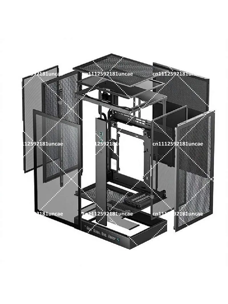 CH270 Computer Case Air-cooled Water-cooled Type-C Mesh Vertical Vertical M-ATX Structure Desktop