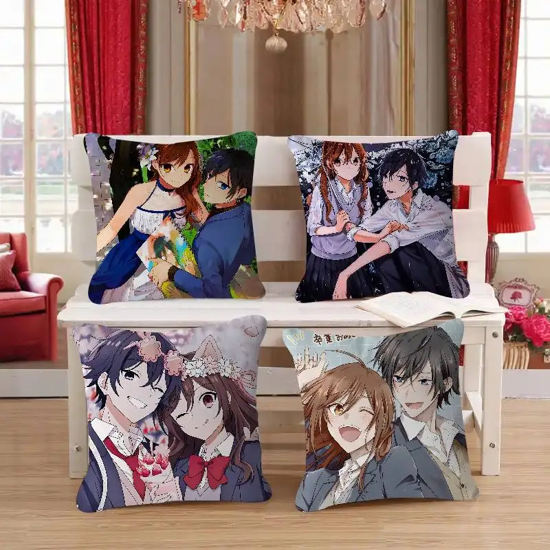 

H-HorimiyaS Pillow Gift Home Office Decoration Bedroom Sofa Car Cushion Cover Case 45x45