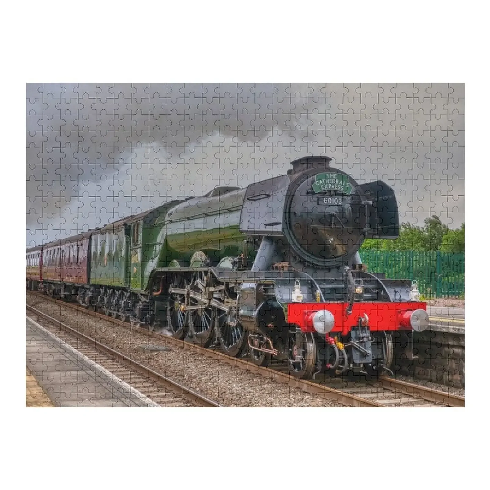 

The Flying Scotsman Jigsaw Puzzle Wood Photo Personalized Custom Child Gift Puzzle