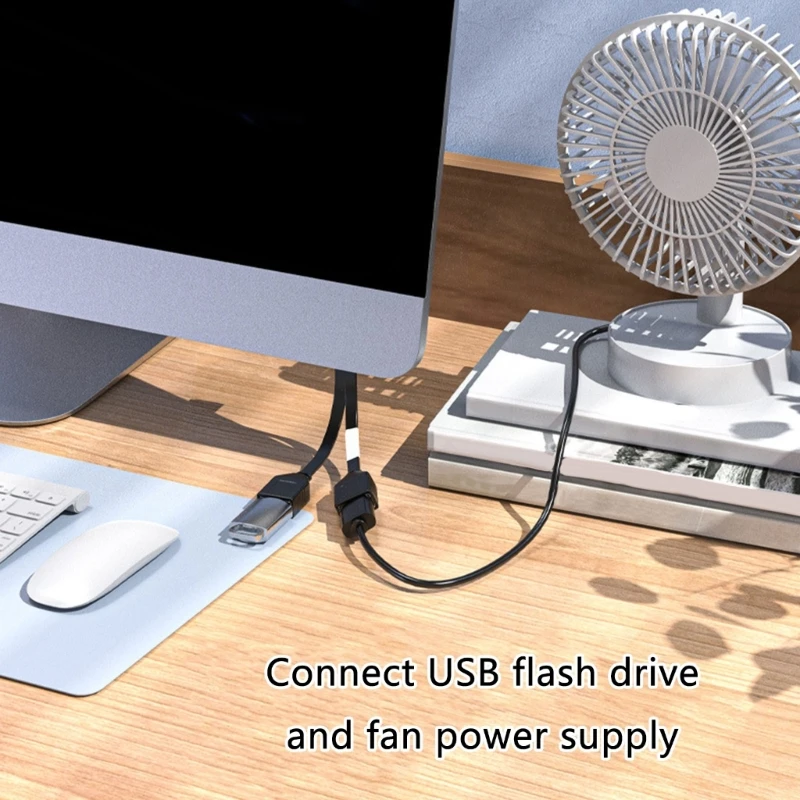 J78A 10cm 20cm USB 2.0 A 1 male to 2 Dual USB Female Data Hub Power Adapter Y Splitter USB Charging Power Cable Cord Extension