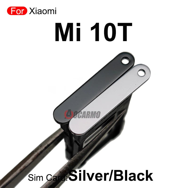 For Xiaomi 10 Pro 10T Mi 10Pro 10t SIM Card Sim Tray Holder Adapter Socket Replacement Parts