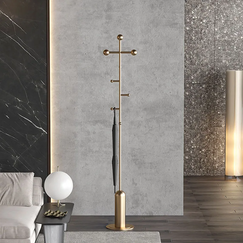 Metal Display Coat Racks Modern Hanging Bedroom Hotel Living Room Luxury Organizer Coat Racks Clothes Perchero Home Furniture