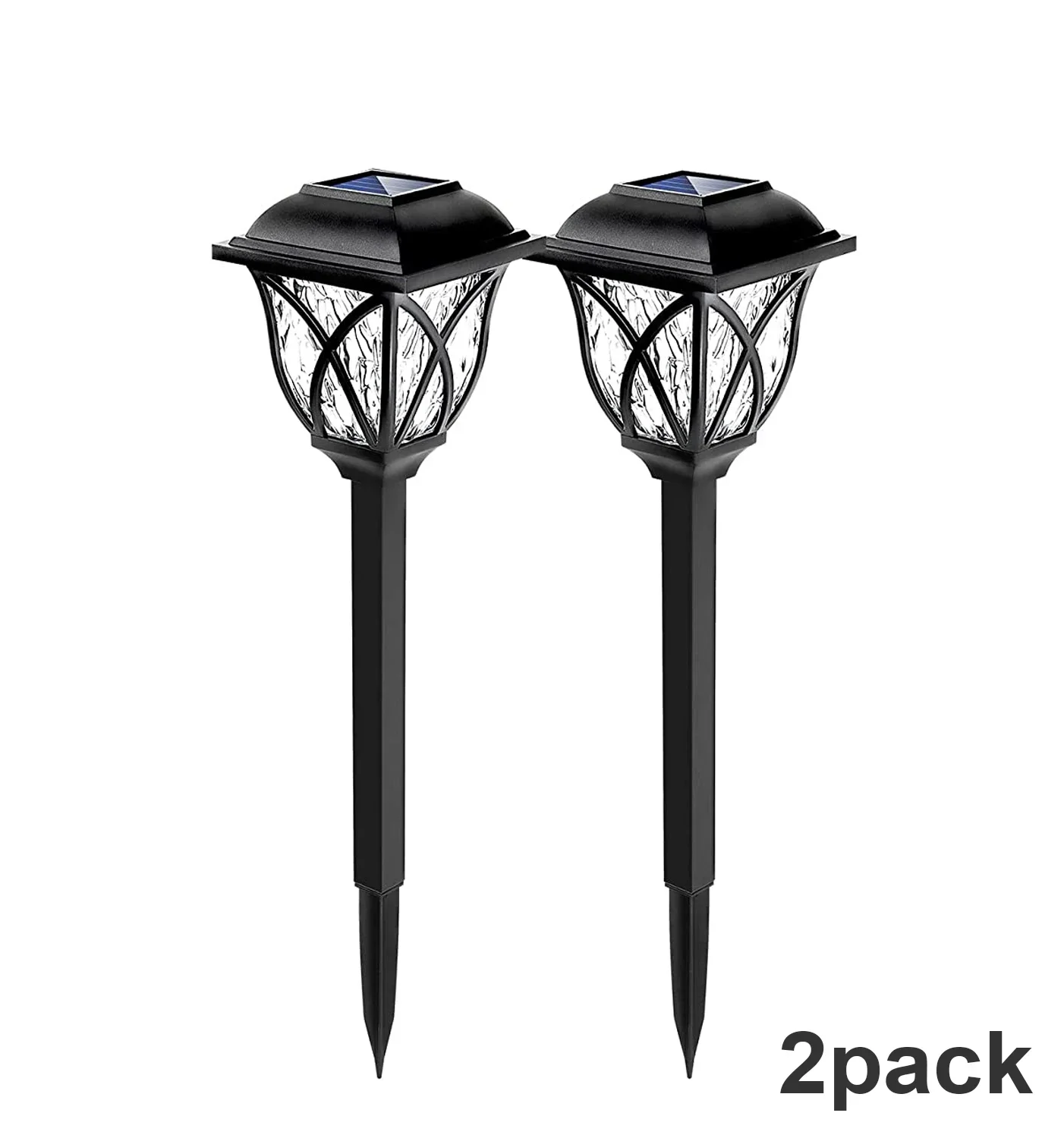 1-10Pack Solar Yard Lights Heldere Gazonverlichting Outdoor Waterdichte Led Solar Pathway Lights Landschap Path Lights