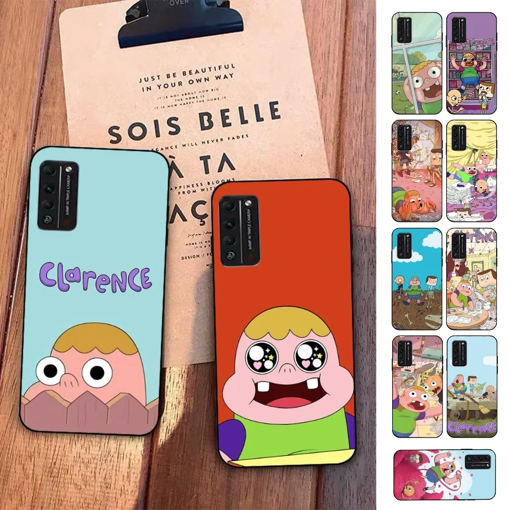 Cartoon C-Clarence TV  Phone Case For Huawei Honor 10 lite 9 20 7A 9X 30 50 60 70 pro plus Soft Silicone Cover