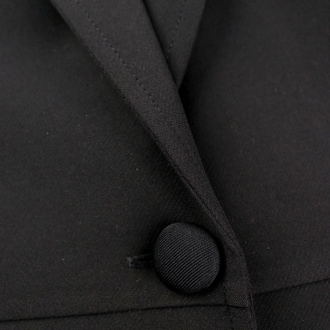 Elegant Black Blazer Jackets for Woman 2025 New Notched Collar Lantern Sleeve Single Button Fashion Luxury Birthday Party Blazer