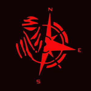 ملصق سيارة مقاوم للماء مع بوصلة ، تصميم إبداعي ، أزياء شخصية ، إكسسوارات الديكور البلاستيكية ، ملصق خدش ، 12 سم × 13 سم أعلى 10 مبيعات ملصقات Stihl - رقم 8