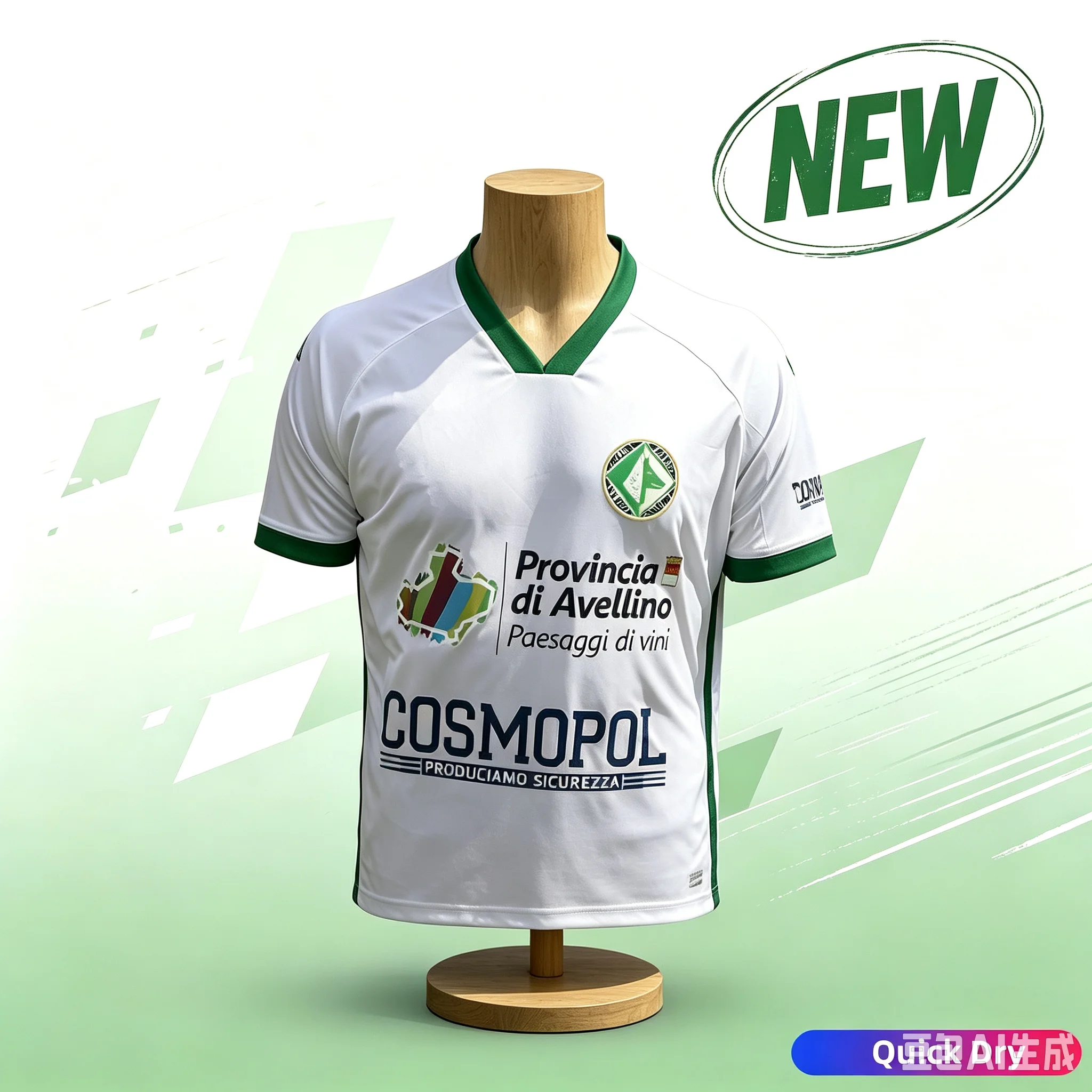 2026 Herren Italien Avellino Fußballtrikot Kurzarm Erwachsenen-Fan-Version Match-Trainings-Sporttrikot Familien-Kinder-T-Shirts Y2K – Detail 5