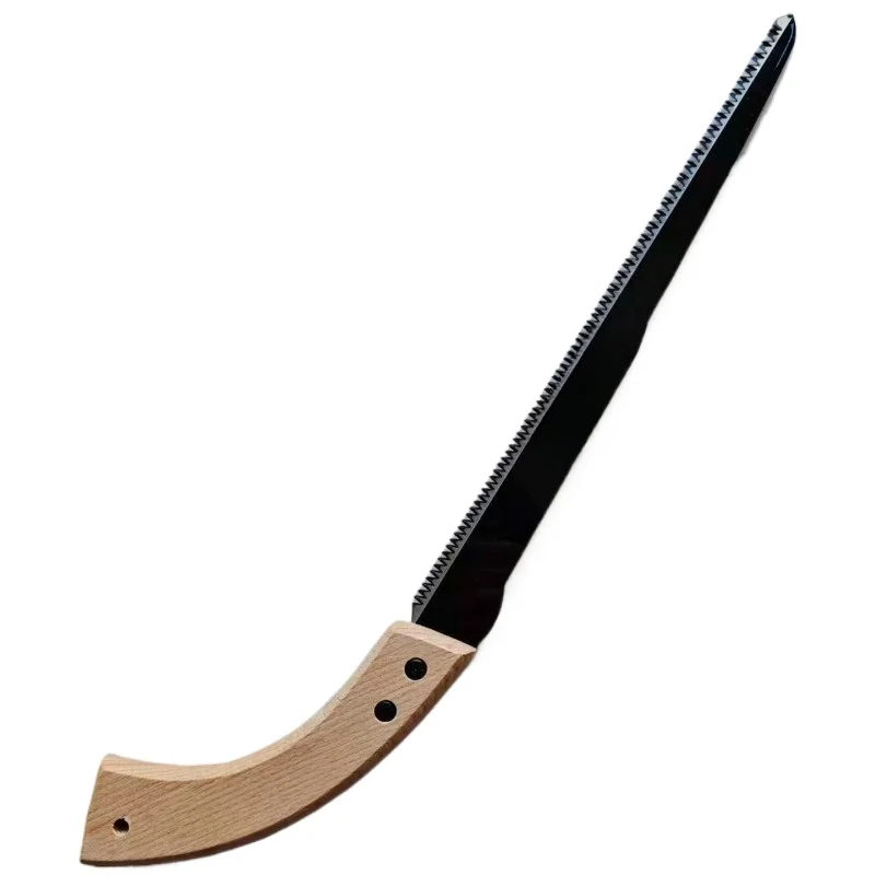 300mm wooden handle pruning saw, heavy-duty pruning hand saw, garden sharp toothed woodworking knife