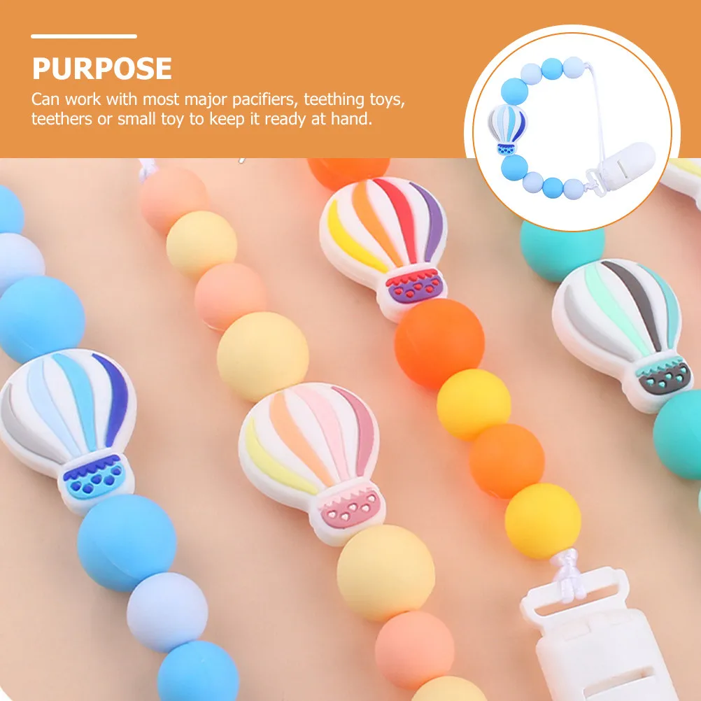 Baby Pacifier Clip Neutral Stuff Durable Practical Safe No Sharp Edges Prevents Dust Falling Easy Access Newborn