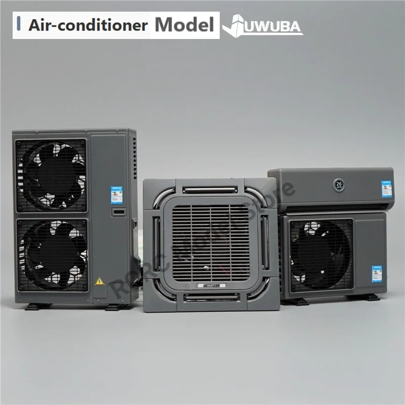 USB Mini Aria Condizionata Re-ment Miniature Giocattolo Casa Delle Bambole Per 1/14 E 1/12 Casa Delle Bambole Mobili Decorazione FAI DA TE