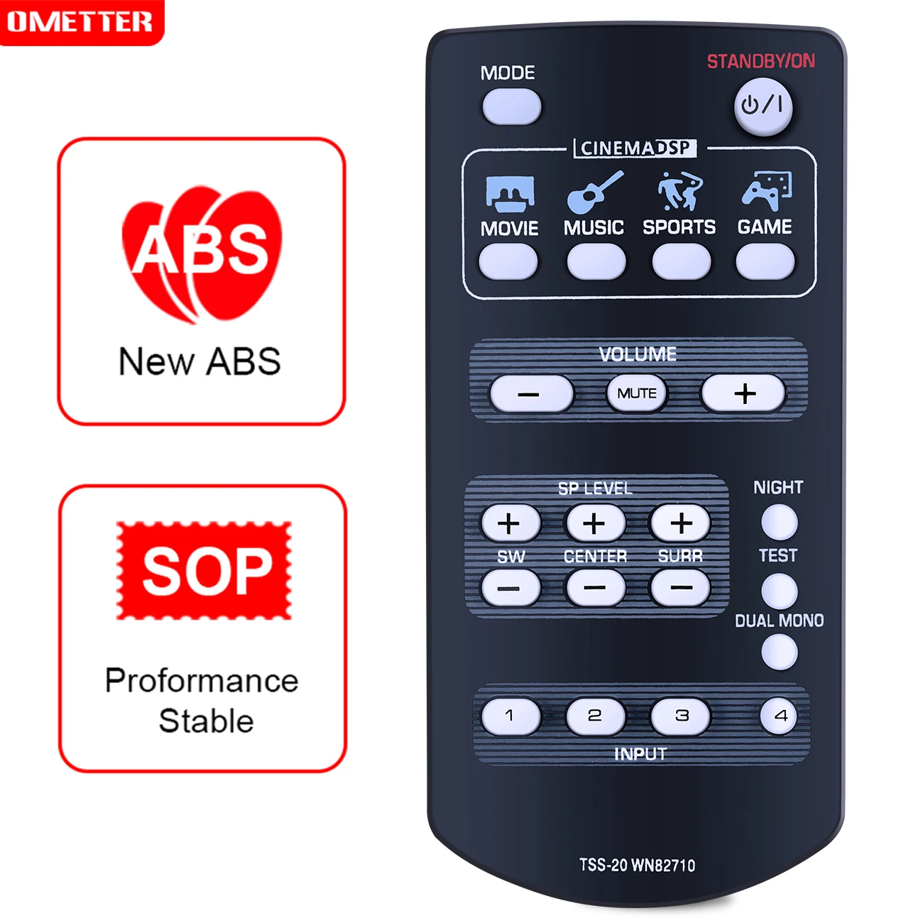 New Original TSS-20 WN82710 Remote Control TSS-20 WN82710 for YAMAHA Home Theater System Amplifier controller