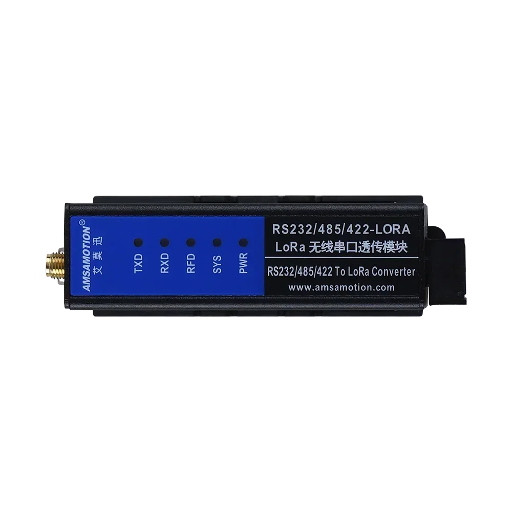 2 Pieces RS232 RS485 RS422 Ethernet to LORA Converter Wireless Modbus Module Remote IO Transmission Signal Data Transceiver