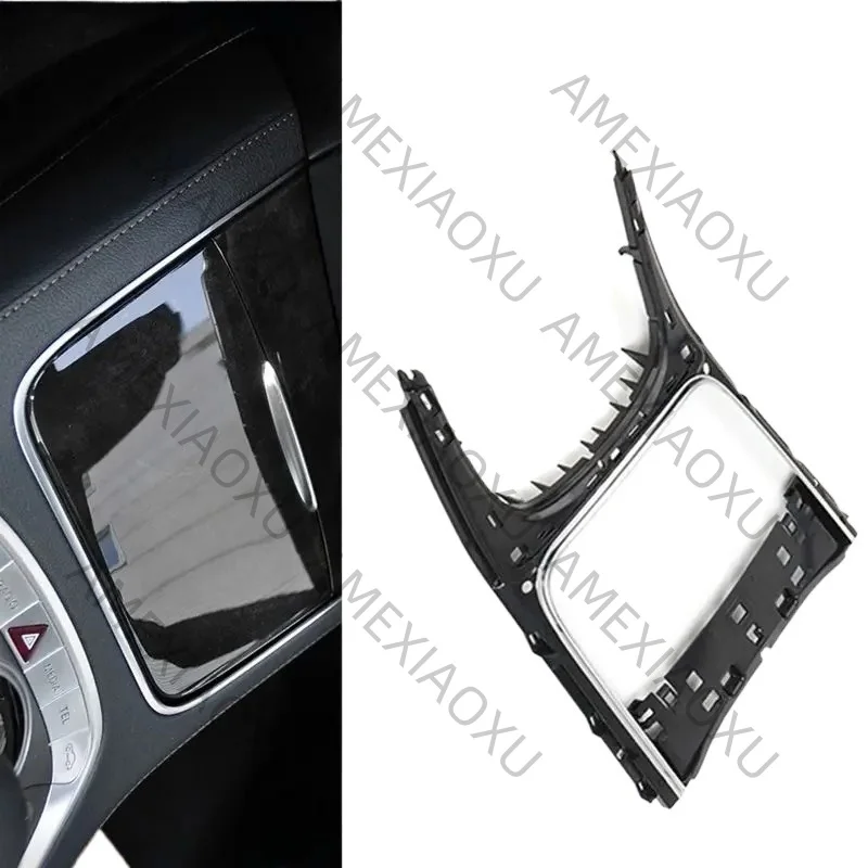 AMEXIAOXU 2226804304 Cache de boîte d'accoudoir central de voiture et garniture de cadre porte-gobelet pour Mercedes Benz W222 W217 2014-2020