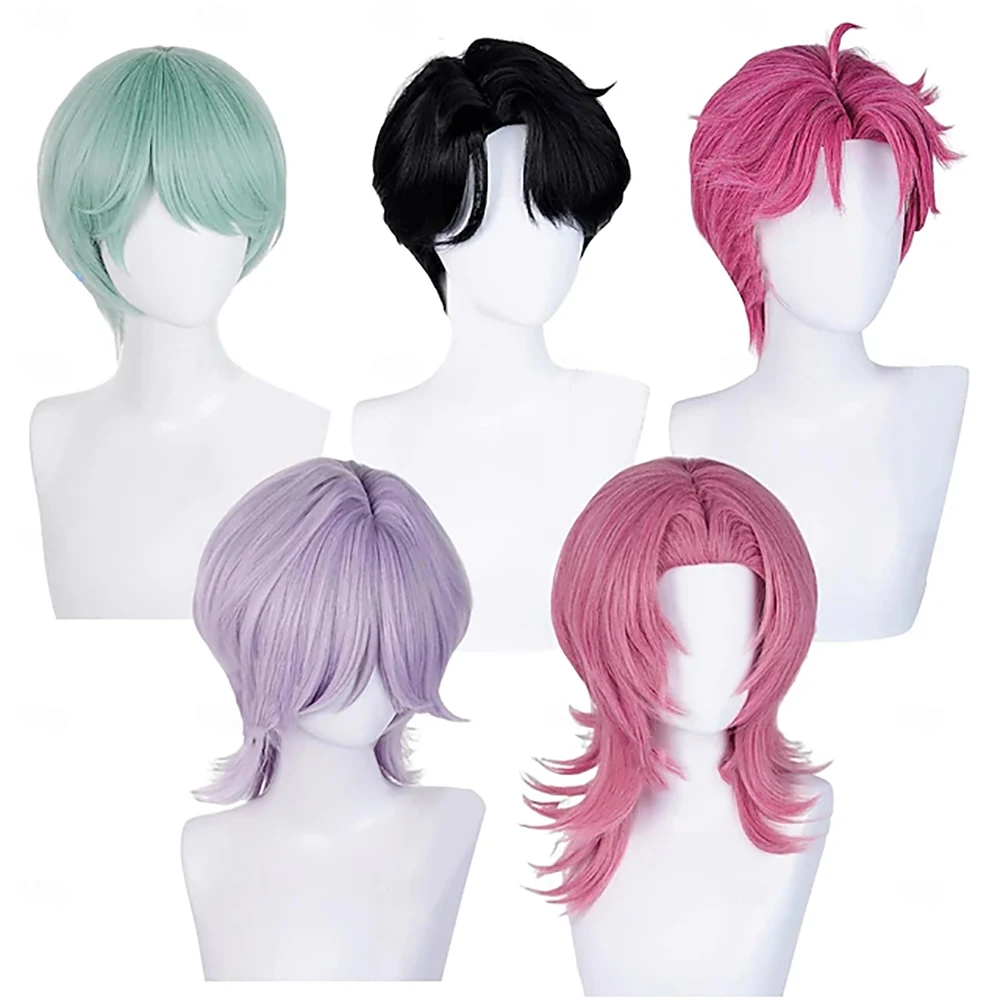

Synthetic Hair Korean Idol Inspired Costume Wig Pop Star Cosplay Wigs Halloween Cosplay Wig