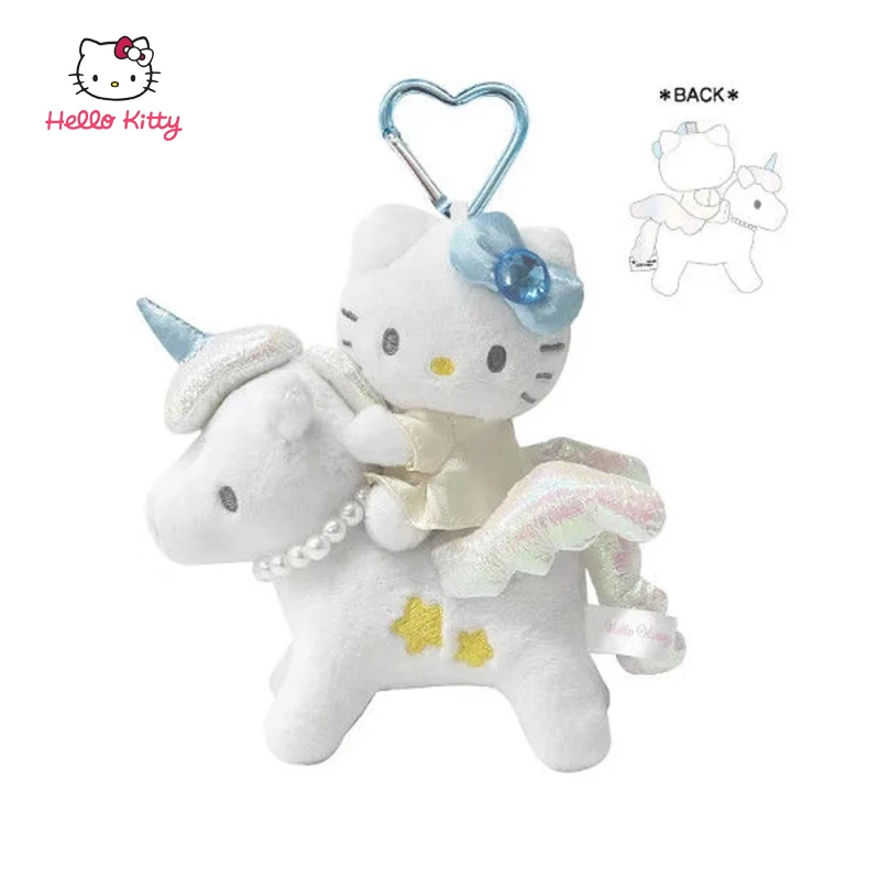 

Kawaii Hello Kitty, новые плюшевые подвески, мультяшный единорог, KT Cat, аксессуары для рюкзака, допамин, высококачественный кукольный брелок, идеальный подарок