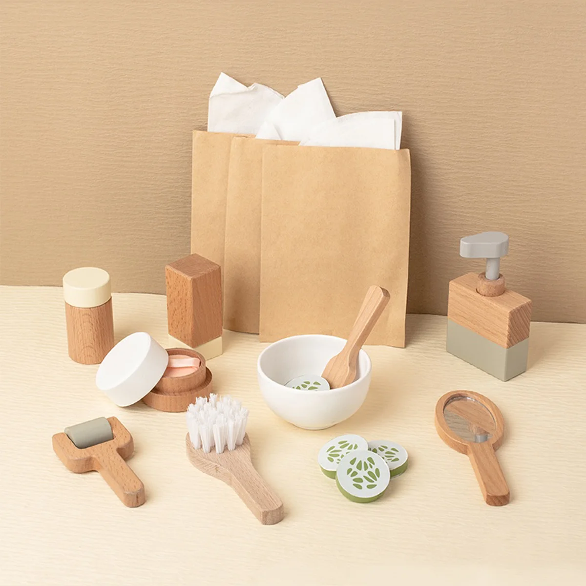 ألعاب محاكاة الجمال للأطفال ، لغز التعليم المبكر المرح ، تصنيع الخشب الصلب ، لعب الأدوار ، هدايا للفتيان والفتيات