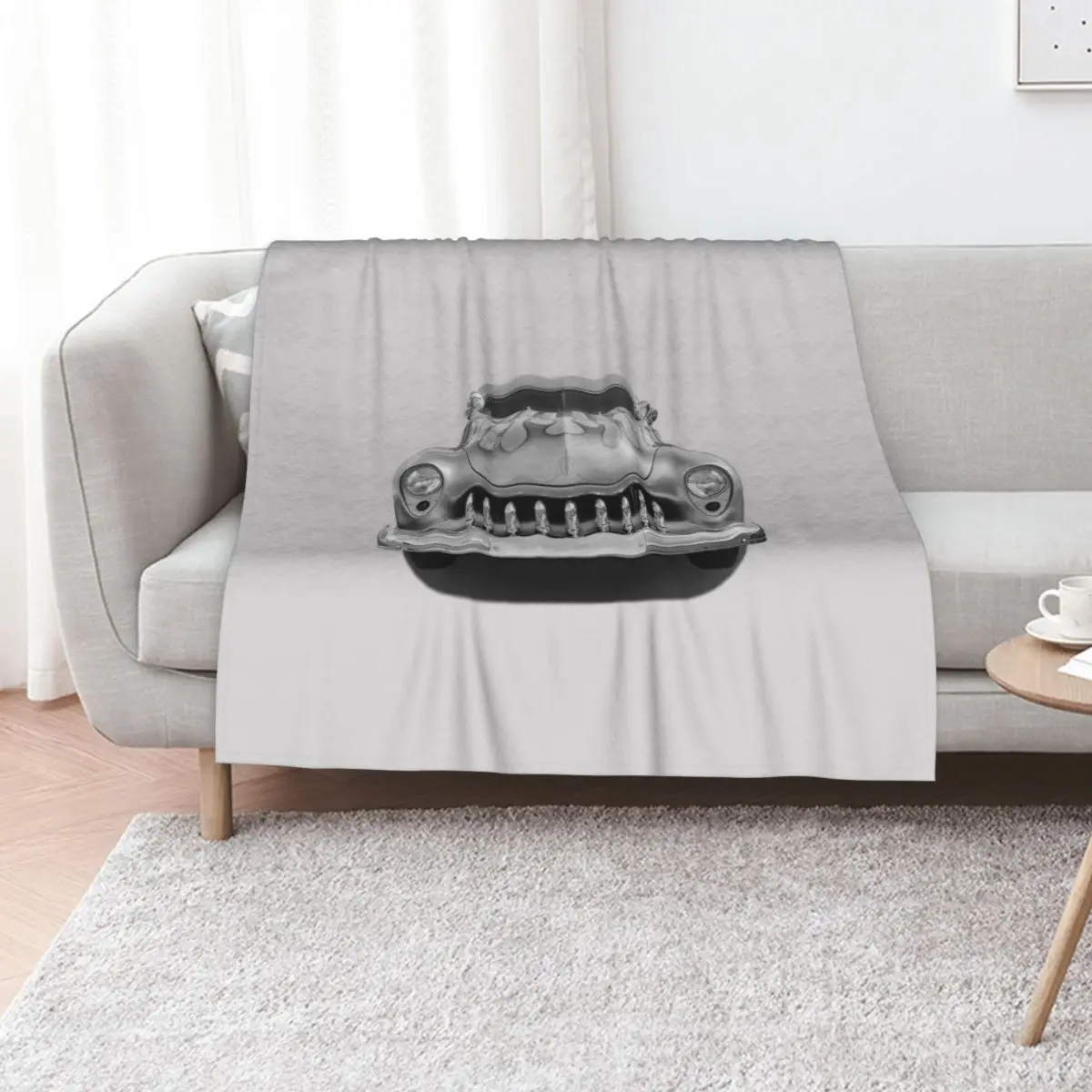 1950 Mercury Cruiser Throw Blanket Cute Plaid Custom Warm blankets and throws Luxury Designer Retros Blankets