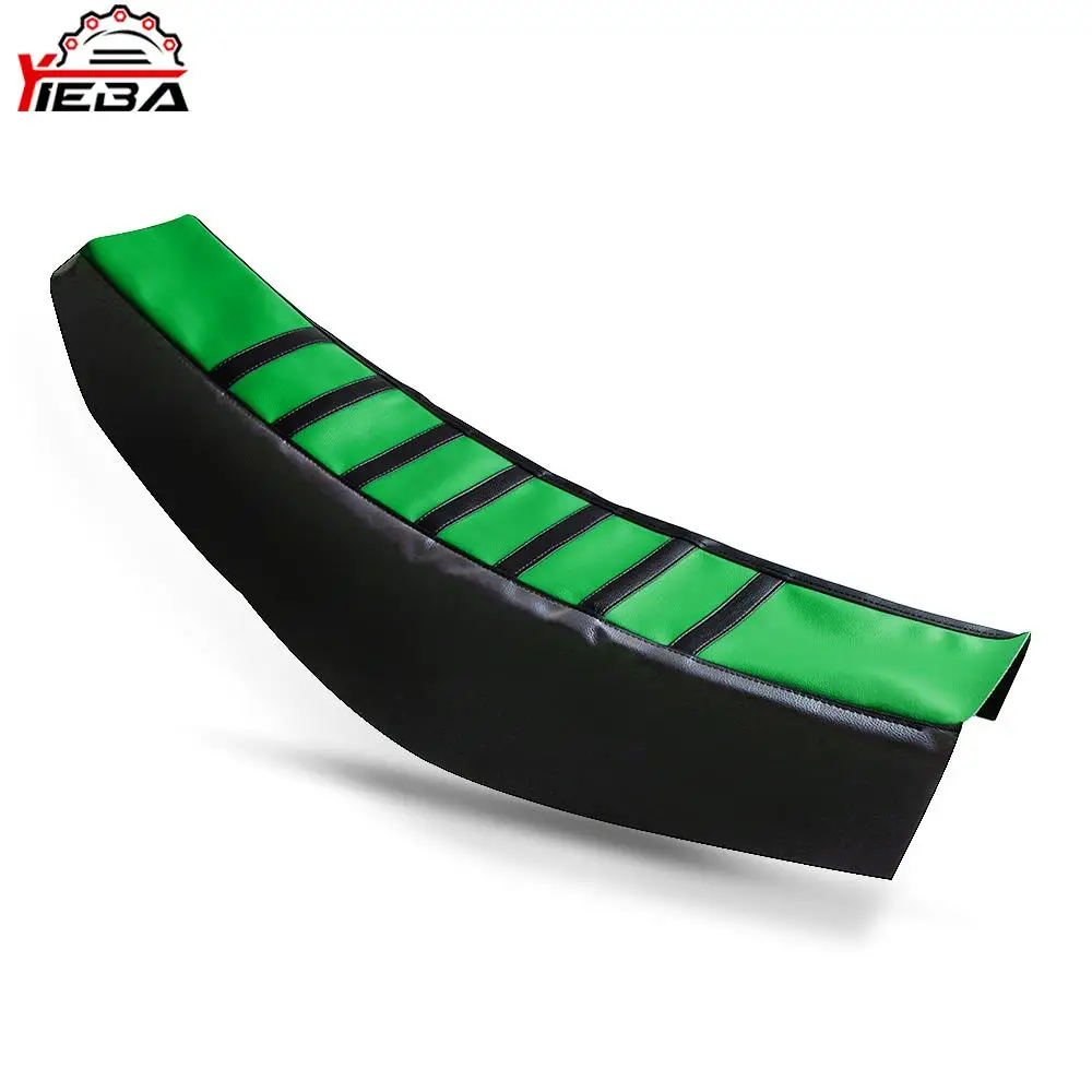 For Kawasaki KX KLX KFX KDX 65 80 85 125 250 250 450 450 150 F/R/S Dirt Pit Bike Enduro Motocross Ribbed Gripper Soft Seat Cover