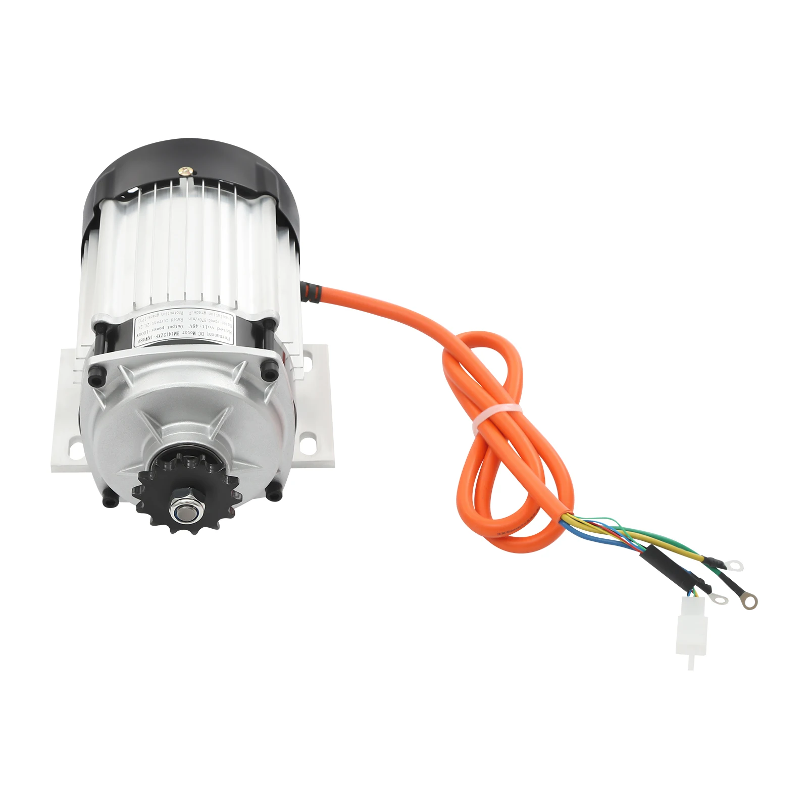 48V 1000W Elektrischer Bürstenloser Motor-Kit 3,35N.m Drehmoment 3-Gang-Vorwärts-Rückwärts-Design Überhitzungs- und Überstromschutz Komplettes Zubehör 500KG Tragfähigkeit DC-Motorsatz für