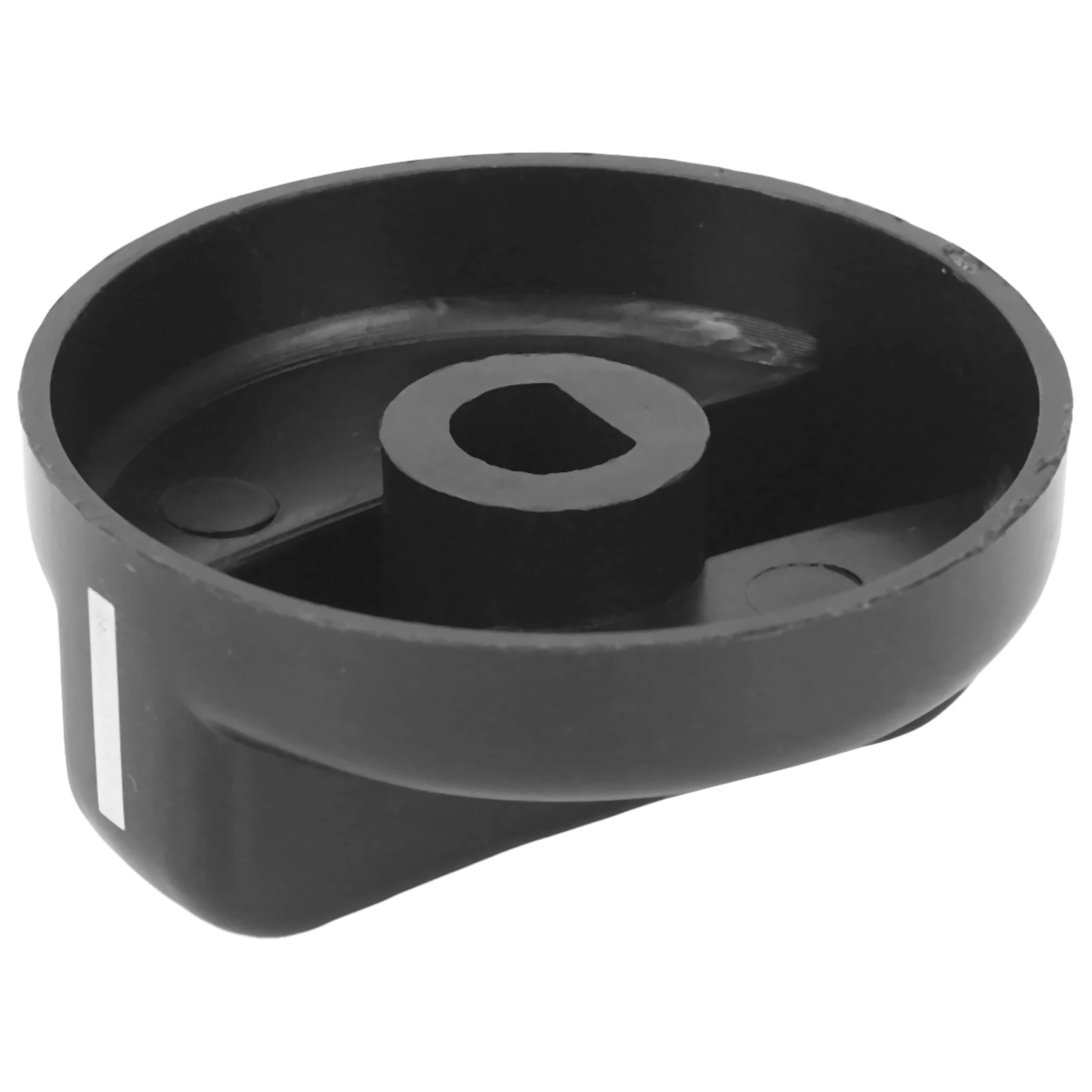 B82B-6 PCS Kitchen Black Plastic Gas Stove Cooker Control Knobs
