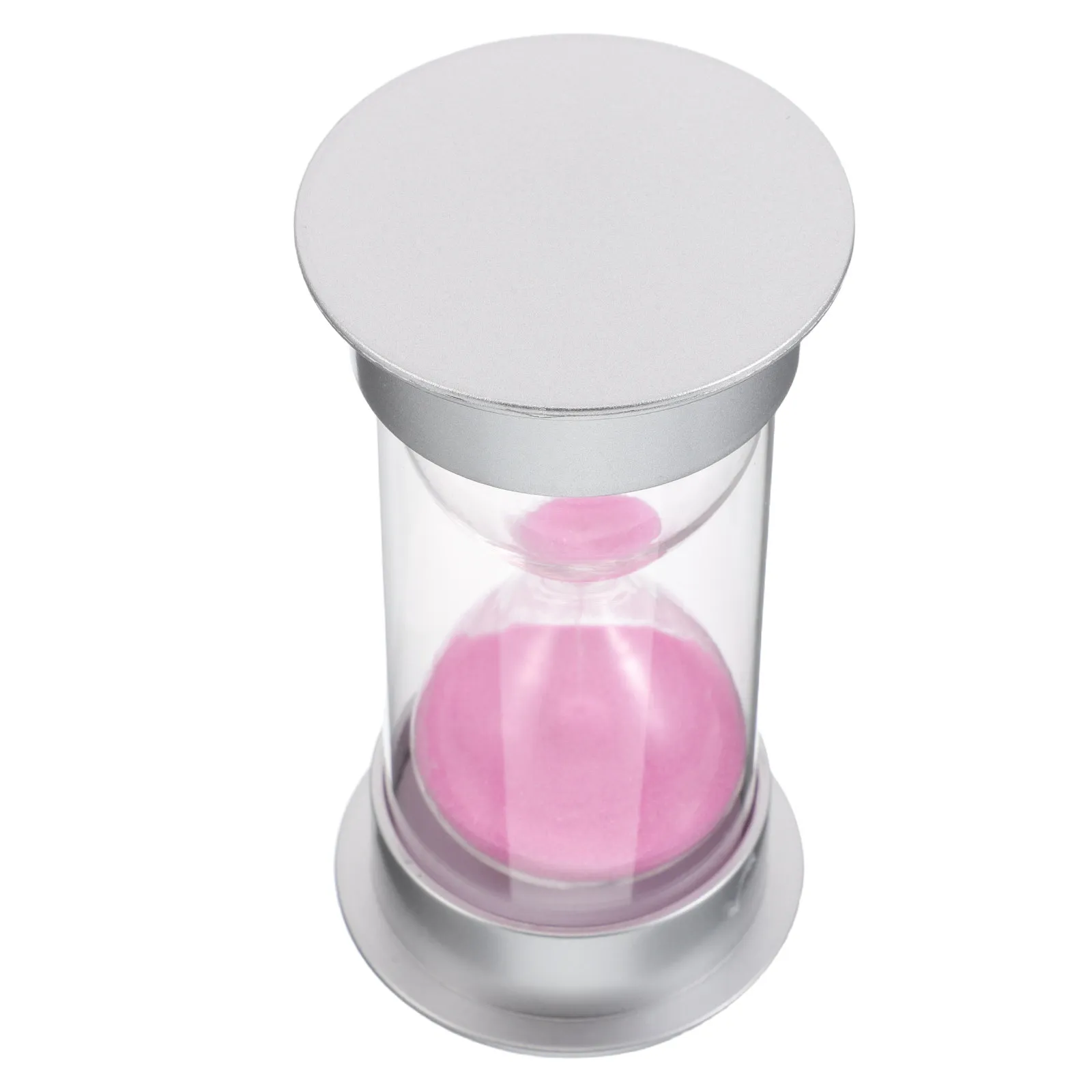 20 Minute Hourglass Sand Timer Plastic Modern Round Design Portable Accurate Time Keeper for Office Classroom Home Sauna Meeting