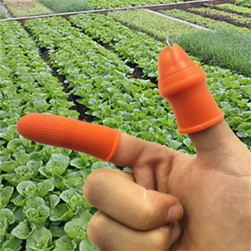 1/2PCS Thumb Machete Picker Pinching Plant Cooking Accessories Wholesale Harvesting Knife Garden Tools Thumb Picking Knife