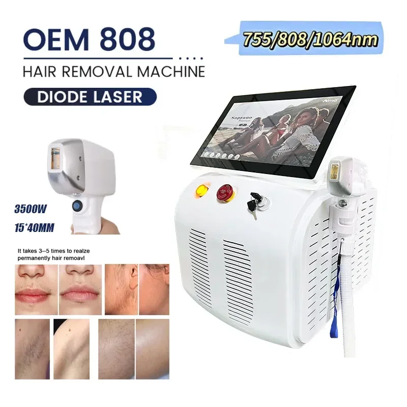 2024 in NEW 3500W Diode Laser 755 808 1064nm Painless Permanent Skin Rejuvenation Hair Removal 808nm Best Hair Removal Results