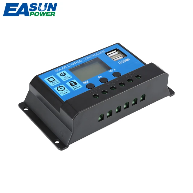 Paneelsysteem Lithium Batterij 20a 24V Pwm Zonne-Oplader Controllers